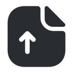 Document Upload SVG Icon
